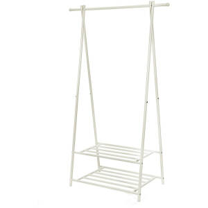Klesstativ med oppbevaringshyller for sko og kurver 87,5 x 41 x 155 cm Butikk Klesstativ med oppbevaringshyller for sko og kurver 87,5 x 41 x 155 cm Butikk