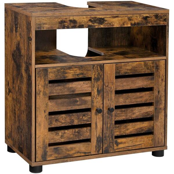 Servant underskap med 2 dører Bad Oppbevaringsskap 60 x 30 x 63 cm  