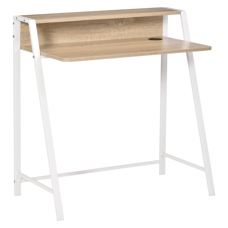 Skrivebord med skjermstativ 84 cm x 45 cm x 85 cm