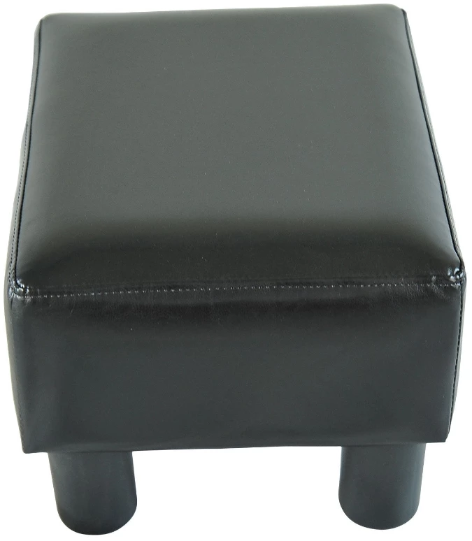 Fotskammel Benstøtte - Svart skinn 40 x 30 x 24 cm AS Fotskammel Benstøtte - Svart skinn 40 x 30 x 24 cm AS