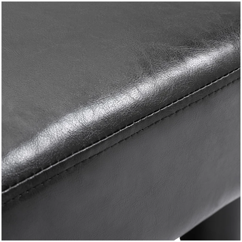 Fotskammel Benstøtte - Svart skinn 40 x 30 x 24 cm AS Fotskammel Benstøtte - Svart skinn 40 x 30 x 24 cm AS