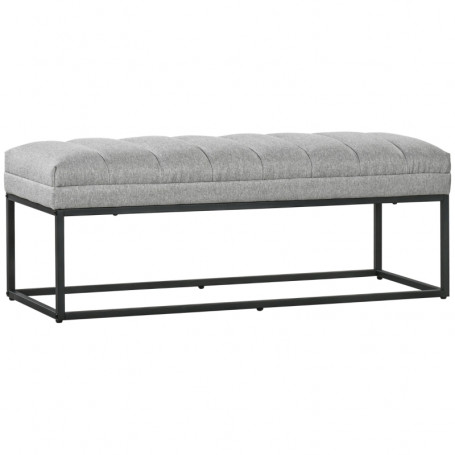 Benk Grå Industridesign Metallramme 120 x 44 x 45,5 cm