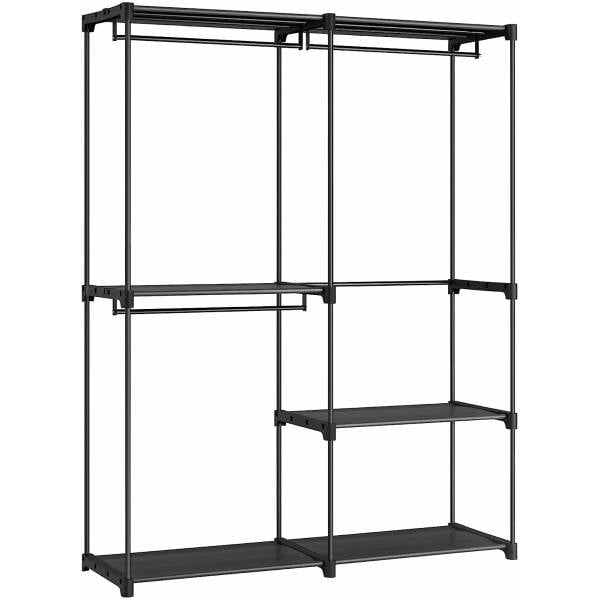 Åpen garderobe - Klesstativ, 138 x 43 x 182 cm  