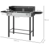 Kullgrill med spyd 118 x 32 x 90 cm