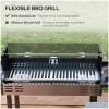 Kullgrill med spyd 118 x 32 x 90 cm