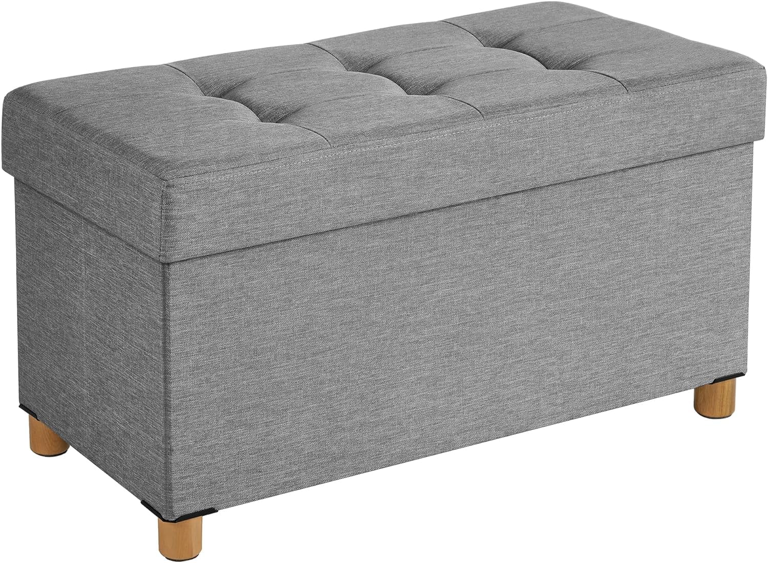 Benk med Oppbevaring 76 x 38 x 40 cm - 65L - Grå