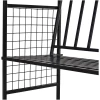 Hagebue Med Benk Svart 154 x 60 x 205 cm Metall