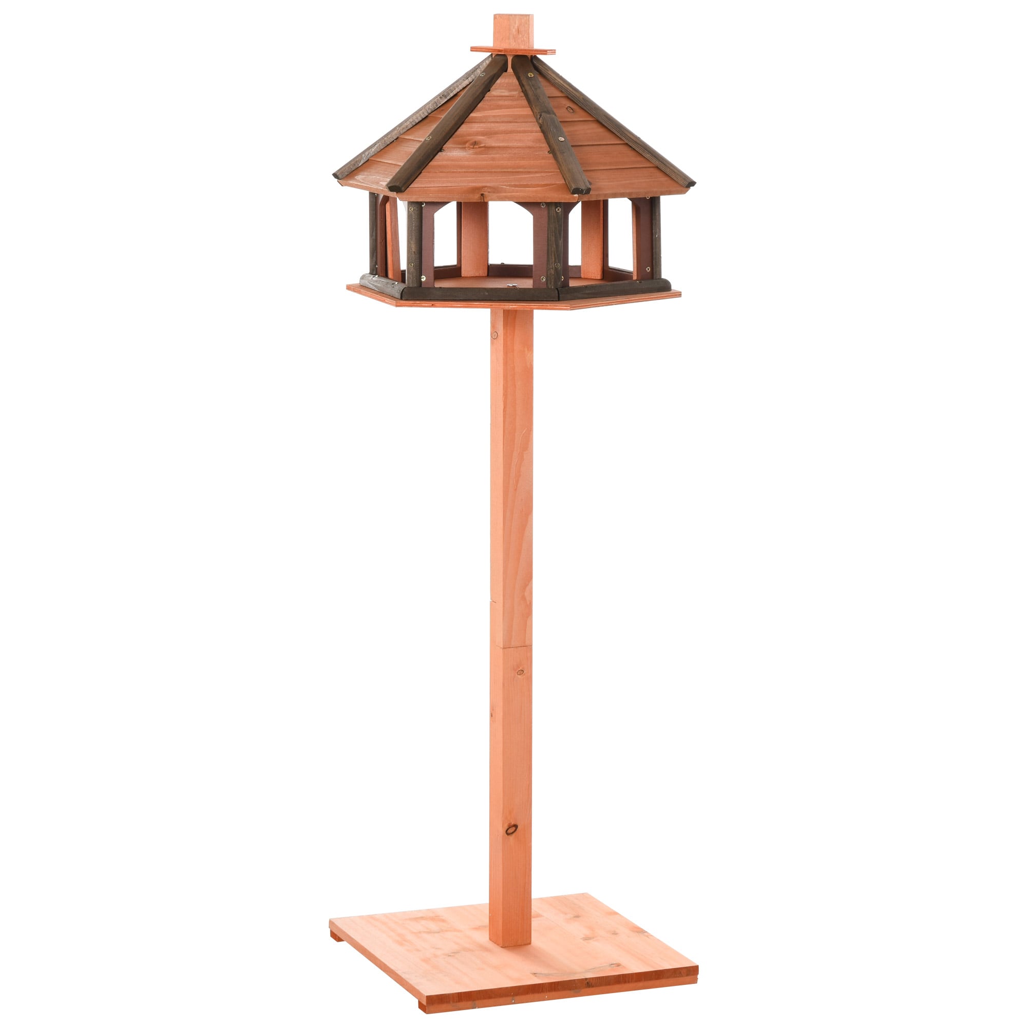 Fuglehus Fuglemater på stang Ø52 x 130H cm Gran