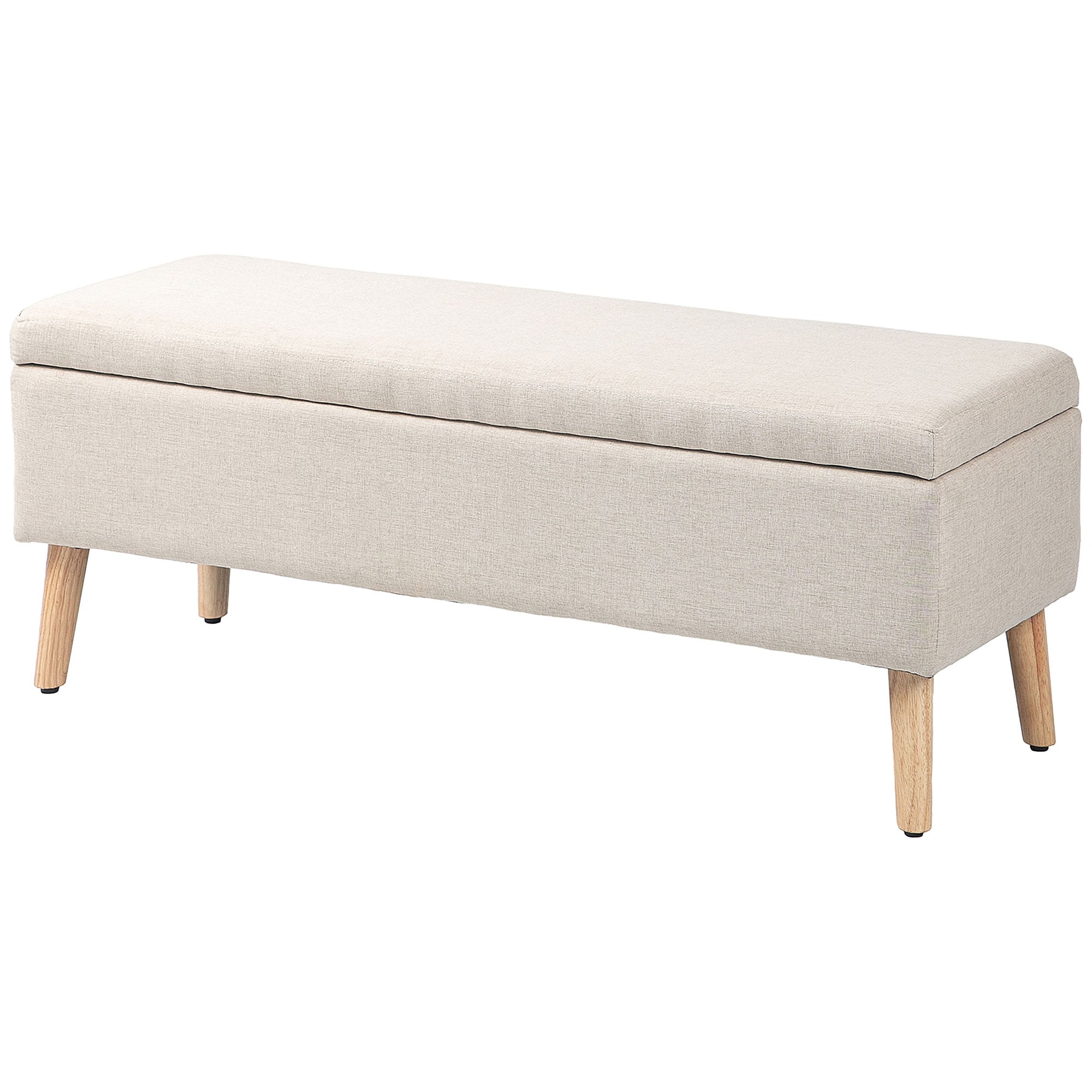 Sengebenk - Hallbenk med oppbevaringsplass Linlook 110 x 39 x 45 cm Beige