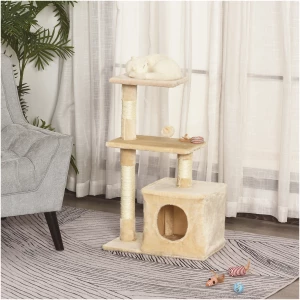 Katteklorestativ Beige 50 x 30 x 81,5 cm Sisal Katteklorestativ Beige 50 x 30 x 81,5 cm Sisal