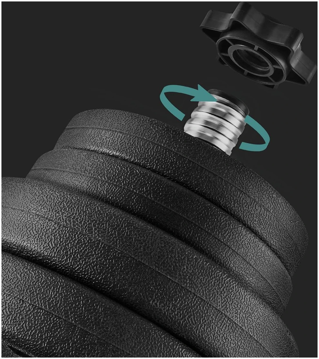 Hantlersett 16 skiver med vektstang - 8 x 2,5 kg, 4 x 1,25 kg, 4 x 1 kg Hantlersett 16 skiver med vektstang - 8 x 2,5 kg, 4 x 1,25 kg, 4 x 1 kg