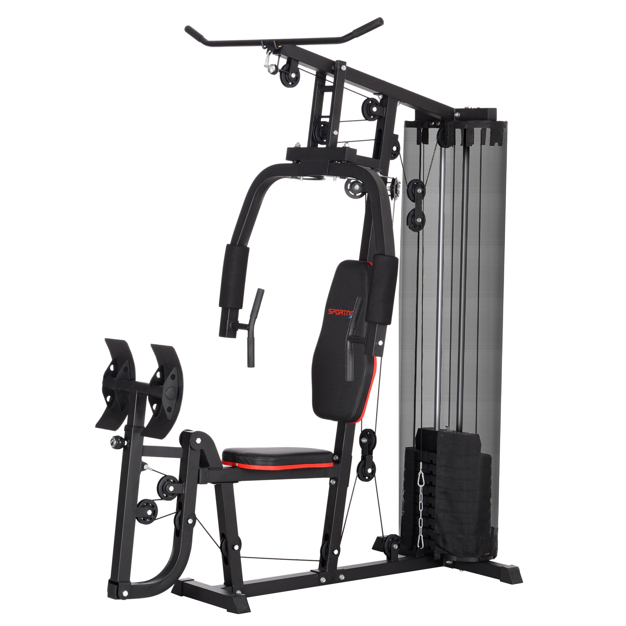 Multigym med 45 kg vektblokk 160×108×200 cm treningsstasjon hjemmegym