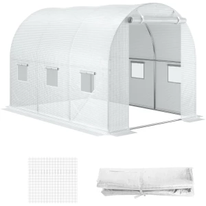Drivhus Trekk Transparent 300 x 200 x 200 cm Værbestandig AS Drivhus Trekk Transparent 300 x 200 x 200 cm Værbestandig AS