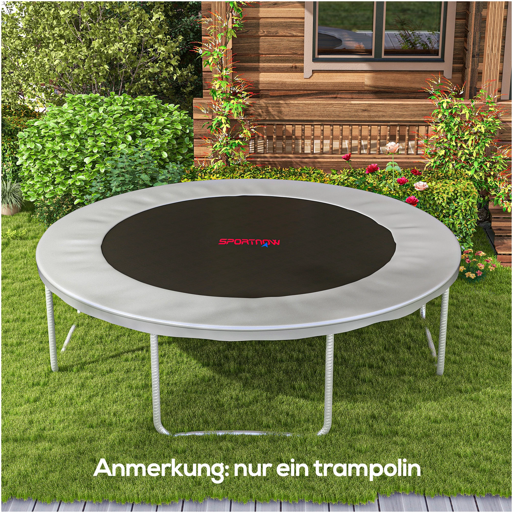 Hoppematte Erstatning Til Trampoline 3,66 M Oransje Svart Polypropylen AS Hoppematte Erstatning Til Trampoline 3,66 M Oransje Svart Polypropylen AS