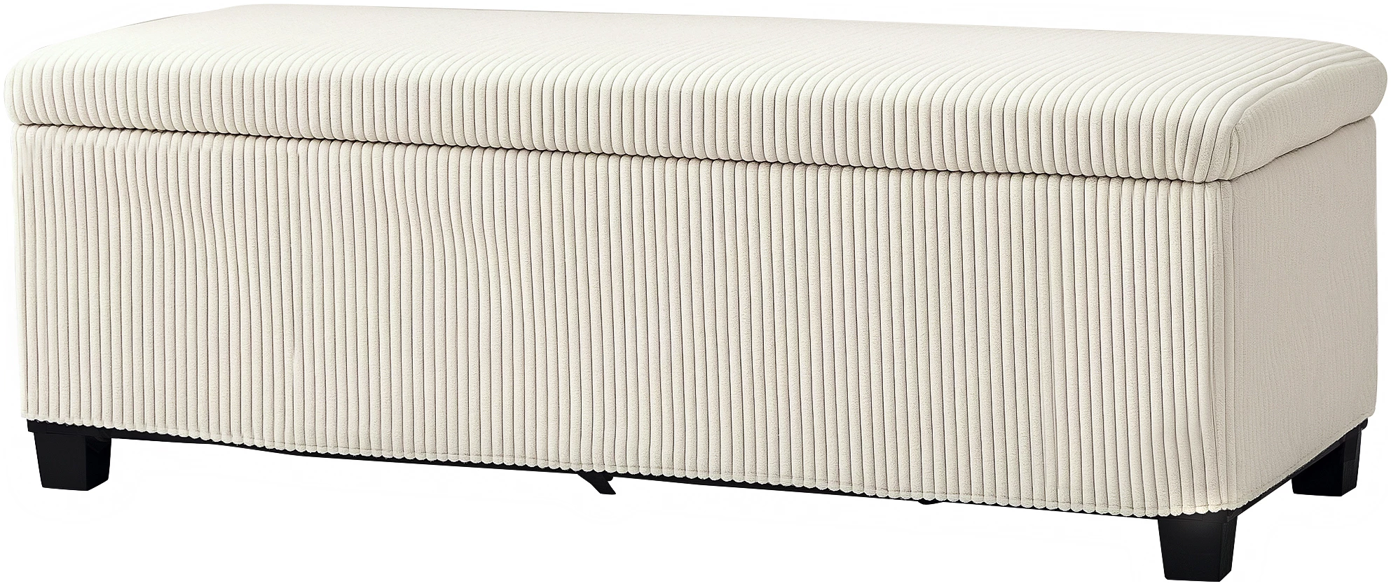 Oppbevaringskrakk Manchester Beige med Skjult Oppbevaring og Stålramme – 112 x 42 x 40 cm AS Oppbevaringskrakk Manchester Beige med Skjult Oppbevaring og Stålramme – 112 x 42 x 40 cm AS