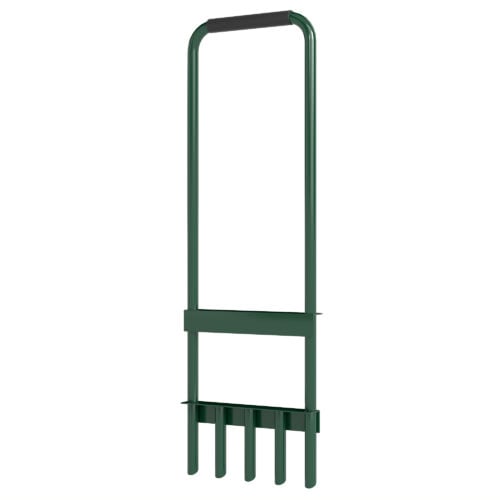 Plenlufter 30 cm bred – sklisikkert håndtak, pulverlakkert stål, mørkegrønn, fem hulspisser AS Plenlufter 30 cm bred – sklisikkert håndtak, pulverlakkert stål, mørkegrønn, fem hulspisser AS