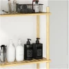 Toaletthylle i bambus med 3 hyller 69×25,5×181 cm – over toalett
