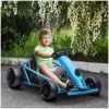Elbil for Barn Go Kart med Driftefunksjon Blå Svart