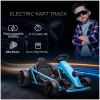 Elbil for Barn Go Kart med Driftefunksjon Blå Svart