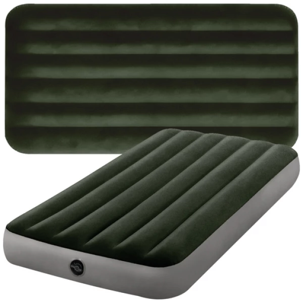 Oppblåsbar enkelmadrass 191×99×25 cm – komfortabel fløyelsoverflate, perfekt for camping og gjester Oppblåsbar enkelmadrass 191×99×25 cm – komfortabel fløyelsoverflate, perfekt for camping og gjester