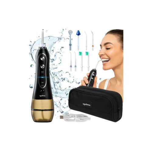 Trådløs munn- og neseskyller 300 ml IPX7 med 8 munnstykker & 5 trykkinnstillinger Trådløs munn- og neseskyller 300 ml IPX7 med 8 munnstykker & 5 trykkinnstillinger