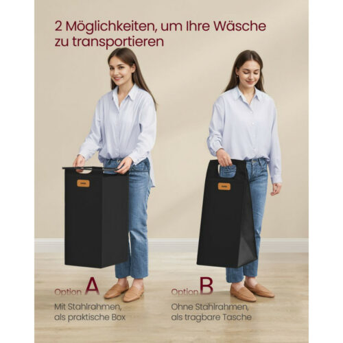 Skittentøysvogn med 4 kurver – 150 L kapasitet, 72,4 x 33 x 109,1 cm Skittentøysvogn med 4 kurver – 150 L kapasitet, 72,4 x 33 x 109,1 cm