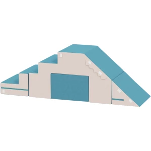 2-i-1 Myke byggeklosser for barn – rutsjebane & møbelsett – 131 x 39 x 44 cm AS 2-i-1 Myke byggeklosser for barn – rutsjebane & møbelsett – 131 x 39 x 44 cm AS