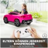 Barnebil Mercedes-Benz GLC Coupé rosa 12V lisensiert med fjernkontroll, LED-lys & MP3 105×68×50 cm