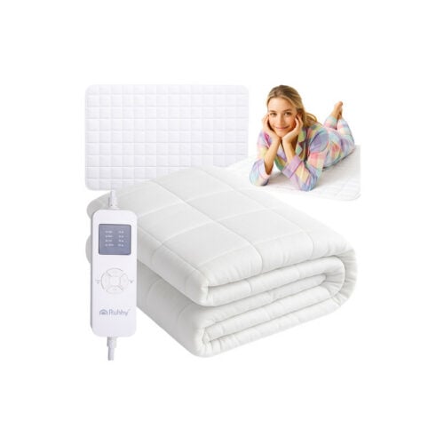 Oppvarmet overmadrass 190 x 80 cm – Hvit, 4 varmenivåer, timer & fjernkontroll Oppvarmet overmadrass 190 x 80 cm – Hvit, 4 varmenivåer, timer & fjernkontroll