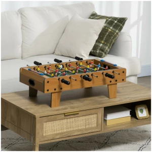 Kompakt fotballspill bord i tre med 18 spillere 69 x 36,5 x 22 cm Kompakt fotballspill bord i tre med 18 spillere 69 x 36,5 x 22 cm