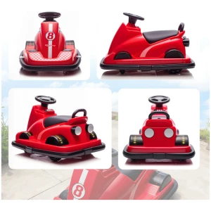 Radiobil / bumper car for barn med 360° rotasjon – Rød, 30 kg Radiobil / bumper car for barn med 360° rotasjon – Rød, 30 kg