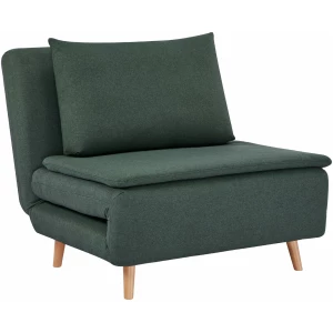 3-i-1 sovesofa-lenestol mørkegrønn med madrass – justerbar ryggstøtte AS 3-i-1 sovesofa-lenestol mørkegrønn med madrass – justerbar ryggstøtte AS