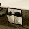 Sammenleggbar Solseng Med Soltak Beige 2-pakning