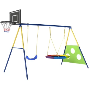 4-i-1 Huskestativ Grå 288 x 160 x 220 cm Metall 4-i-1 Huskestativ Grå 288 x 160 x 220 cm Metall