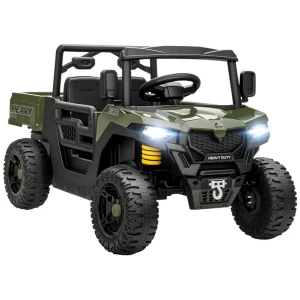 Elektrisk UTV-kjøretøy, grønt – 2 motorer, fjernkontroll og musikkfunksjon, 3–8 år Elektrisk UTV-kjøretøy, grønt – 2 motorer, fjernkontroll og musikkfunksjon, 3–8 år