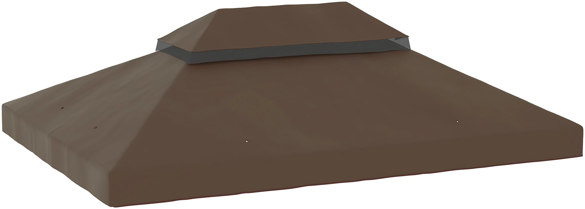 Paviljongtrekk Brun 3 x 4 m Oxfordstoff 600D Paviljongtrekk Brun 3 x 4 m Oxfordstoff 600D