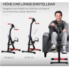 Pedaltrener For Seniorer Svart Justerbar Med LCD-Display