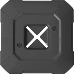 Parasollfot Svart 2-delt Vanntett Parasolllodd Parasollfot Svart 2-delt Vanntett Parasolllodd