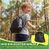 Ninja Line Klatresett Rød 1000 x 300 x 180 cm Plast