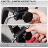 Pedaltrener For Seniorer Svart Justerbar Med LCD-Display