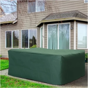 Utemøbeltrekk Grønn 210 X 140 X 80 Cm Oxfordstoff 600D Utemøbeltrekk Grønn 210 X 140 X 80 Cm Oxfordstoff 600D