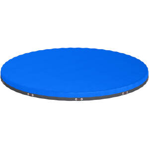 Rund Bassengovertrekk Blå Ø 450 cm Vanntett Presenning  