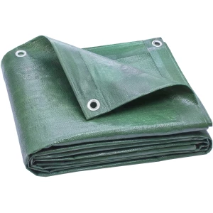 Vanntett Presenning Grønn 4 x 6 m 90 g/m² UV-stabil Vanntett Presenning Grønn 4 x 6 m 90 g/m² UV-stabil