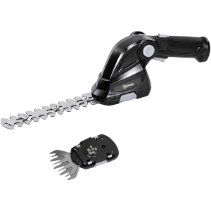 Elektrisk Hekk- Og Busksaks 2-I-1 Svart Med 2 Batterier Elektrisk Hekk- Og Busksaks 2-I-1 Svart Med 2 Batterier