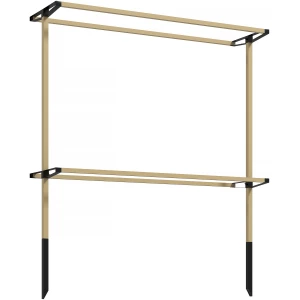 Fleksibelt Hagespalier Metall Svart Utvidbart For Bærbusker Fleksibelt Hagespalier Metall Svart Utvidbart For Bærbusker