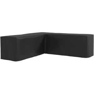 Vanntett Trekk For Hagemøbler L-formet Svart 250 x 250 x 79 cm Vanntett Trekk For Hagemøbler L-formet Svart 250 x 250 x 79 cm