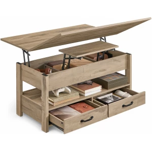 Sofabord med løftefunksjon og oppbevaring – praktisk og stilrent i ett Sofabord med løftefunksjon og oppbevaring – praktisk og stilrent i ett