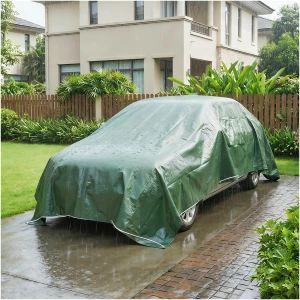 Vanntett Presenning Grønn 4 x 6 m 90 g/m² UV-stabil Vanntett Presenning Grønn 4 x 6 m 90 g/m² UV-stabil