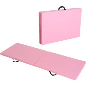 Sammenleggbar Treningsmatte Rosa 180 x 60 x 5 cm Plast Sammenleggbar Treningsmatte Rosa 180 x 60 x 5 cm Plast