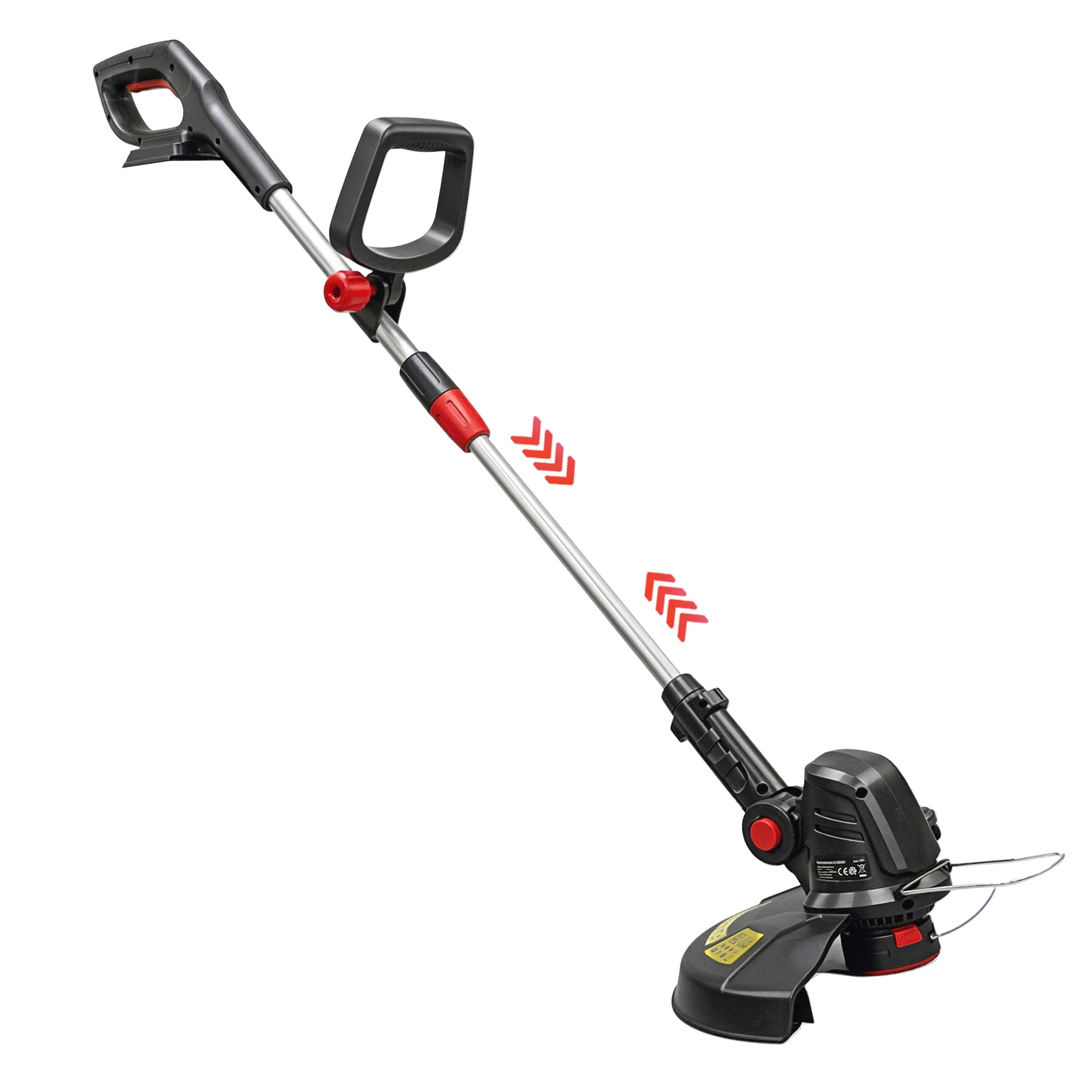 Batteridrevet Gresstrimmer 2-i-1 Sølv 30 cm Klippebredde  